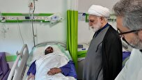 عیادت اژهای از مجروحان حمله صهیونیستها به زندان اوین+ فیلم