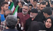 ملت در میدان، فرمانده در کنار مردم؛ حضور سردار قاآنی در تجمع حامیان نیروهای مسلح