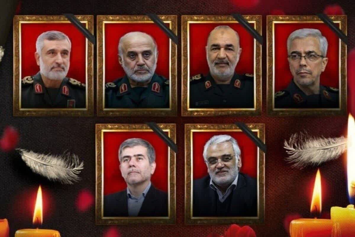 تشییع پیکر فرماندهان و دانشمندان شهید تجاوز صهیونی برگزار میشود