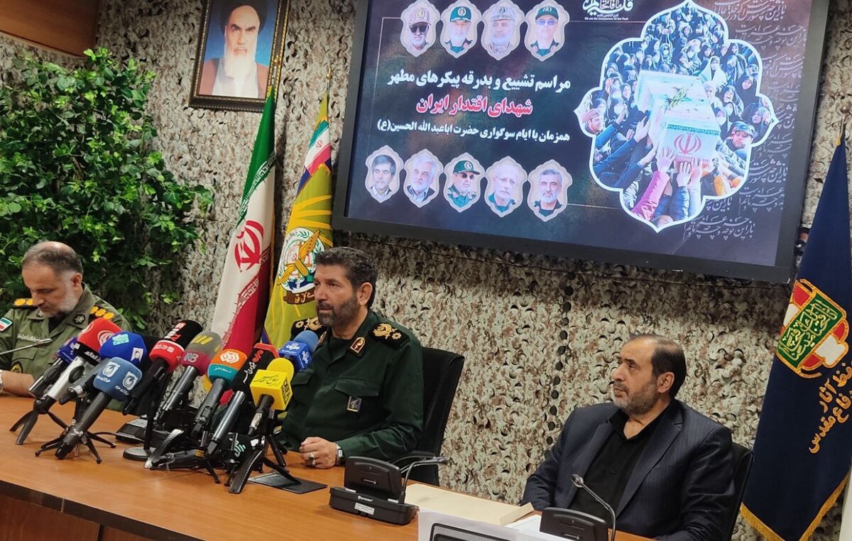 تشییع شهدای اقتدار ایران از اقشار مختلف در دومین روز ماه محرم/ وداع تهرانیها با پیکر ۶۰ شهید از میدان انقلاب
