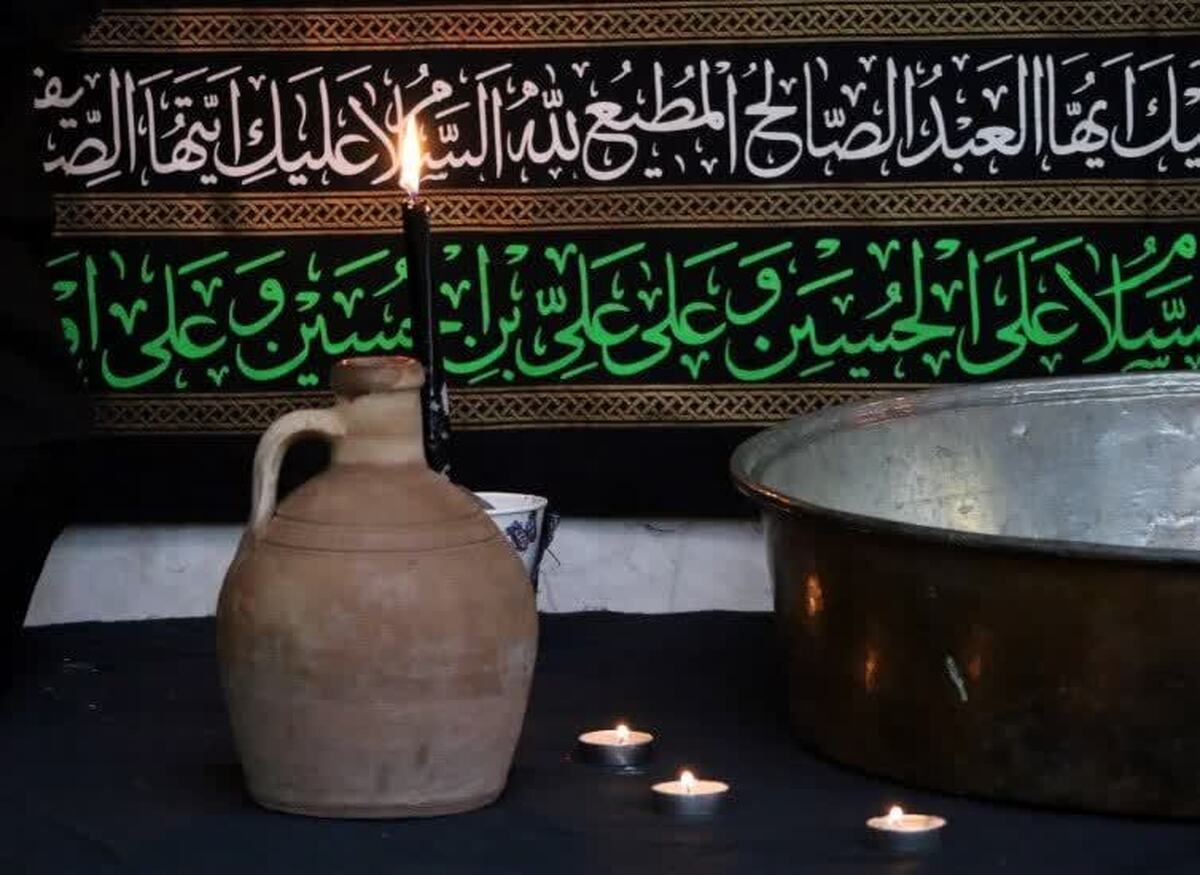 طشتگذاری مسجد دانشگاه آزاد اردبیل +تصاویر