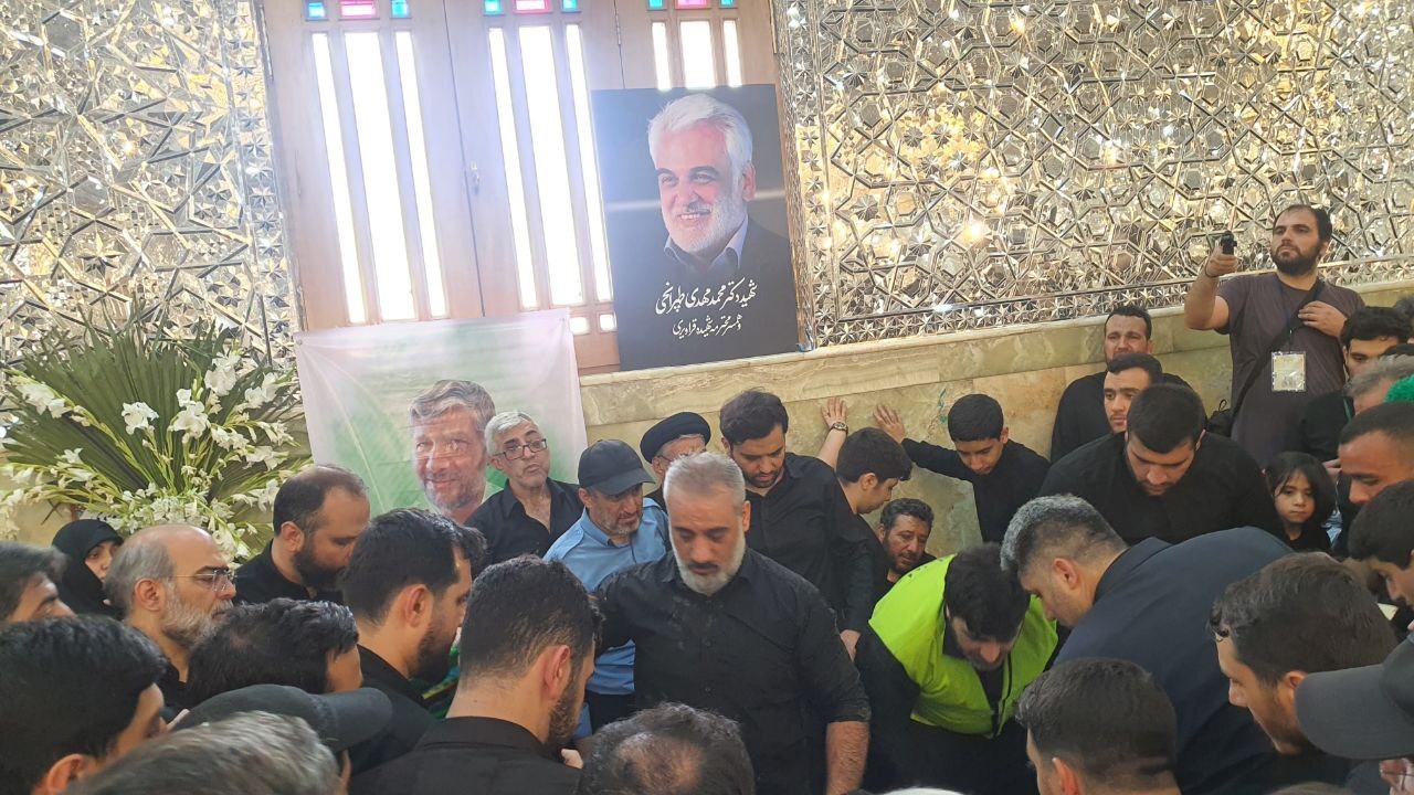 شهدای اقتدار در راه خانه ابدی؛ سپهبد سلامی و سردار شانه&zwnj;ئی در حرم عبدالعظیم حسنی آرام گرفتند