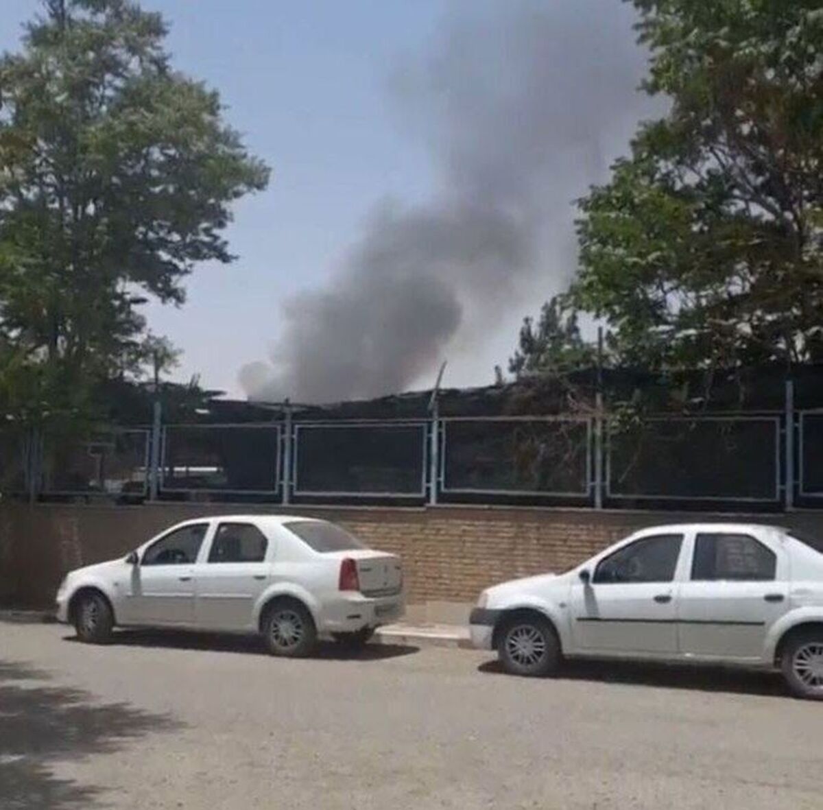 دود سیاه جنوب تهران ناشی از آتشسوزی ضایعات بود