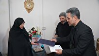 دلجویی مسئولان دانشگاه آزاد از خانواده شهید دانشجو
