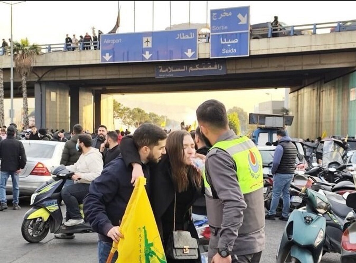 لبنانی‌ها پشت حزب‌الله درآمدند +فیلم