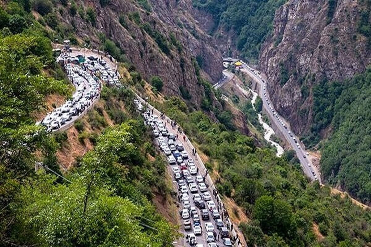 ترافیک سنگین در محور چالوس و هراز   تردد در فیروزکوه و آزادراه‌ها روان است