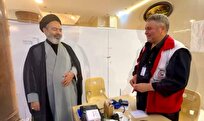 حضور-نماینده-ولی‌-فقیه-در-یکی-از-مراکز-درمانی-هلال-احمر-در-کربلا-فیلم