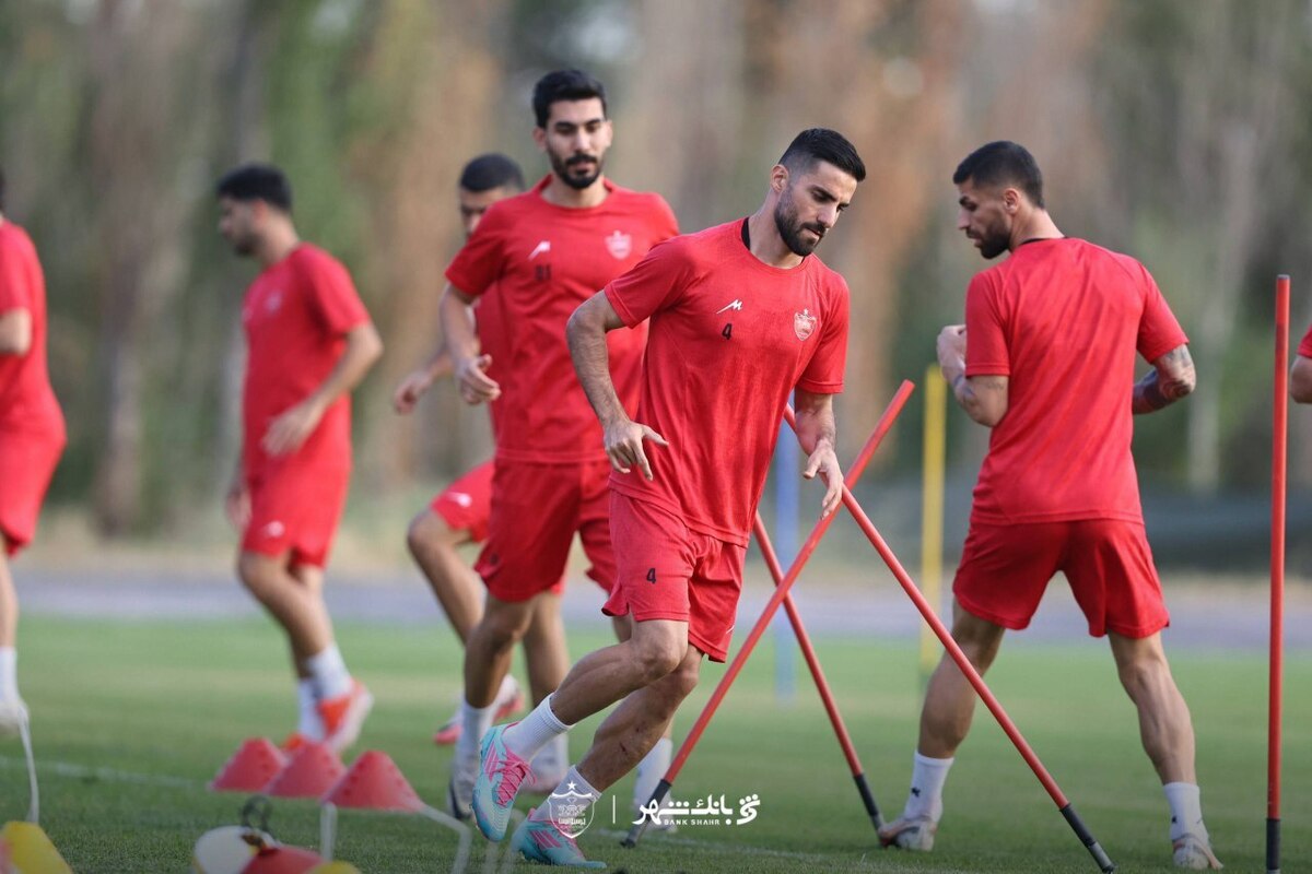 شکاری بدون مشکل با پرسپولیس تمرین کرد