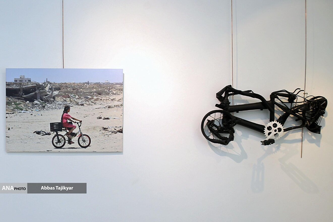 نمایشگاه دوچرخه و کودکان غزه