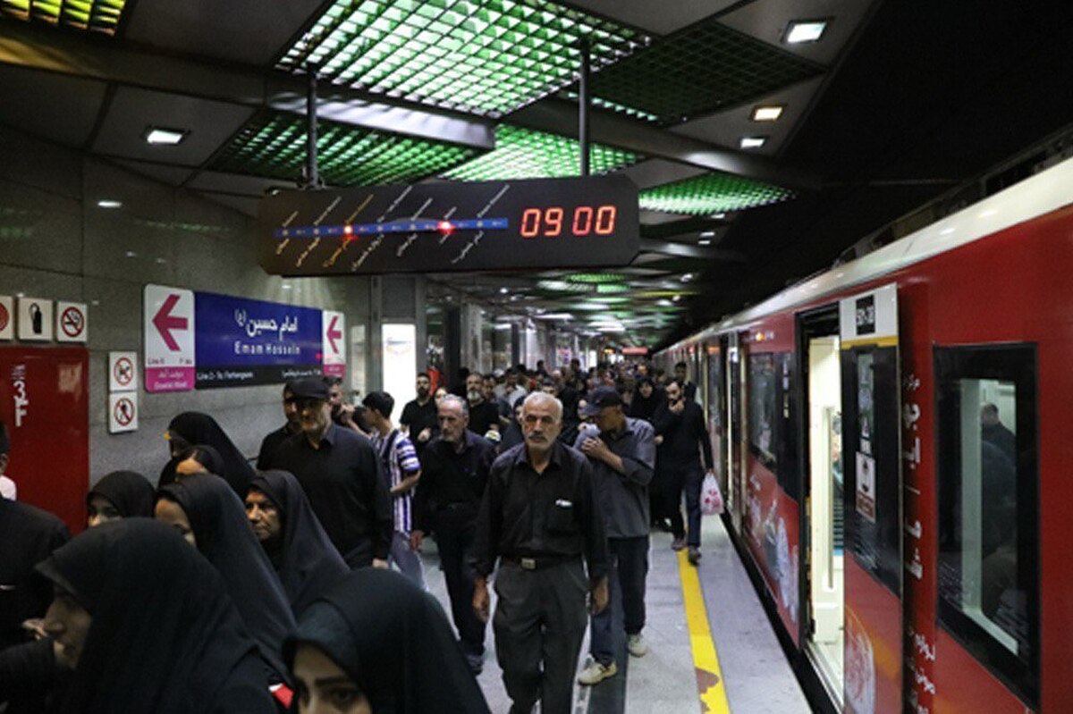 آمادگی کامل متروی تهران برای خدماترسانی ویژه در مراسم جاماندگان اربعین