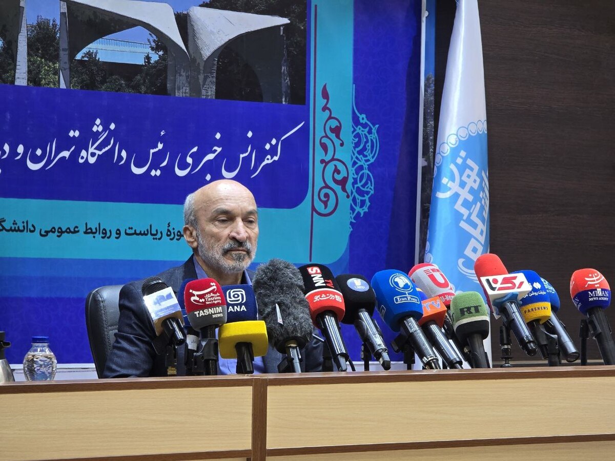تأکید رئیس دانشگاه تهران بر حل داخلی «ابربحران آب» با همکاری دولت و اساتید