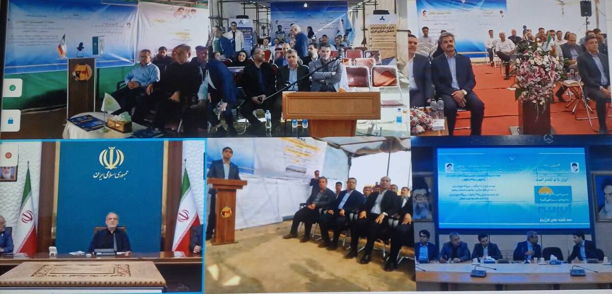 افتتاح ۹ نیروگاه خورشیدی توسط رئیسجمهور