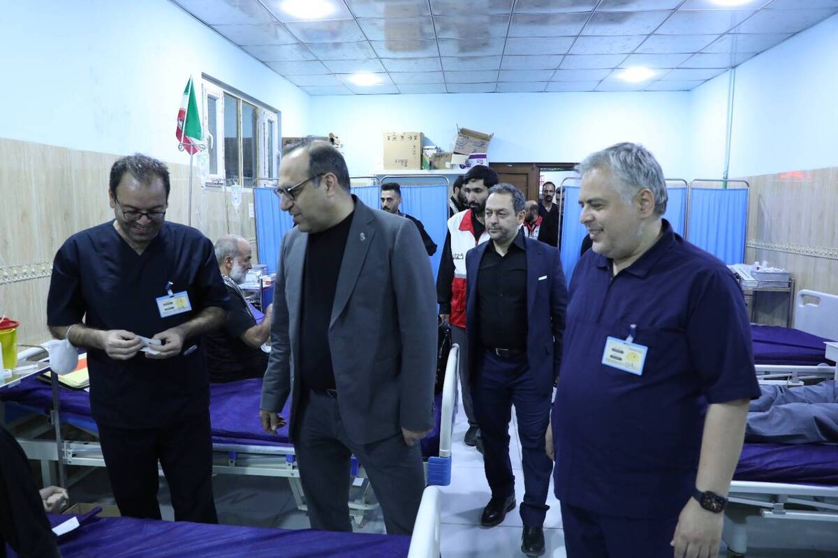 بازدید رئیس دانشگاه علوم پزشکی ایران از موکبهای درمانی و کیفیت خدمترسانی