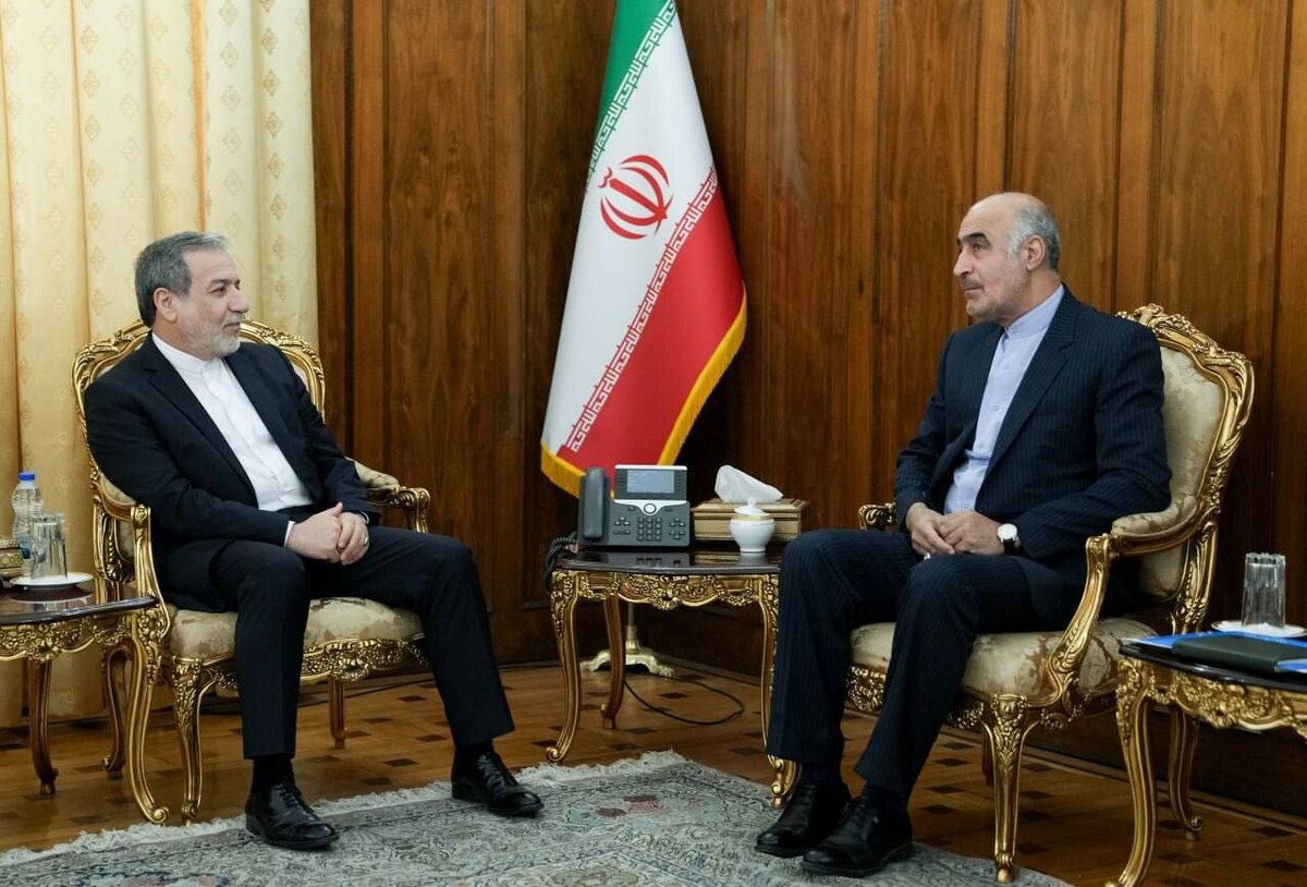 دیدار سرکنسول جدید جمهوری اسلامی ایران در آستاراخان با وزیر امور خارجه