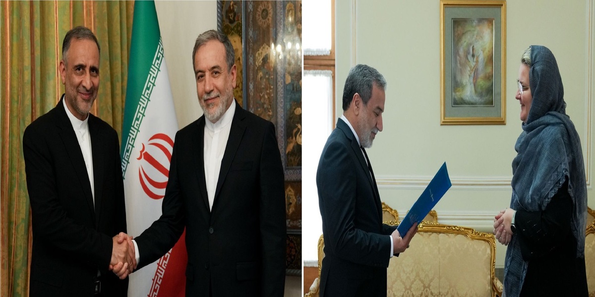 دیدار جداگانه سفیر جدید ایران در اردن و نماینده جدید یونیسف در کشورمان با عراقچی