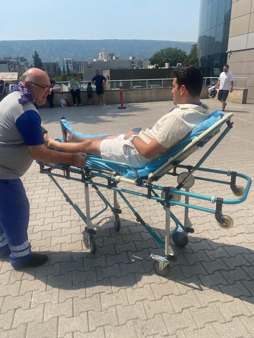 پیگیری وضعیت مصدومیت فتوحی در تفلیس+عکس