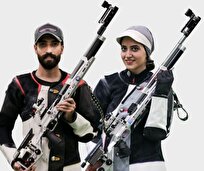 تیراندازی قهرمانی آسیا | تیم میکس تفنگ ۱۰ متر در جایگاه چهارم ایستاد