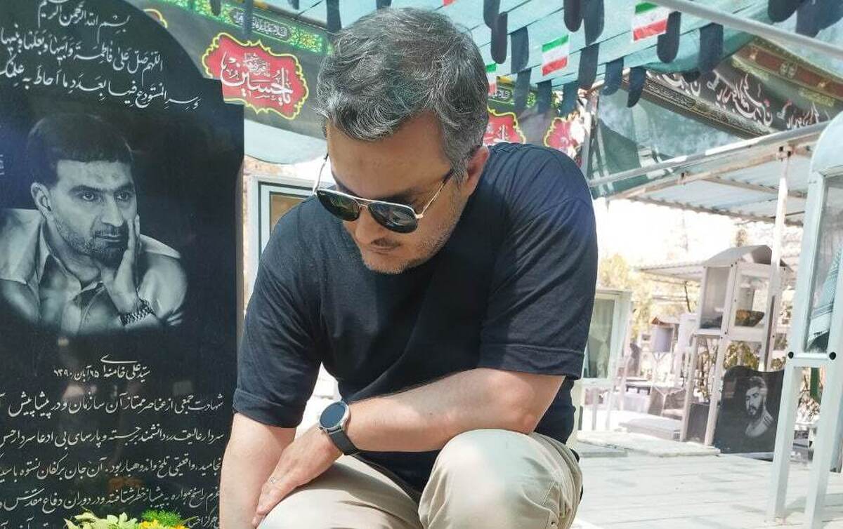 ملیپوش تپانچه مدالش را به خانواده شهید طهرانی مقدم تقدیم کرد
