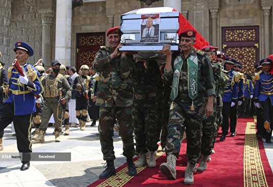 تشییع پیکر شهدای حملات رژیم صهیونیستی به یمن