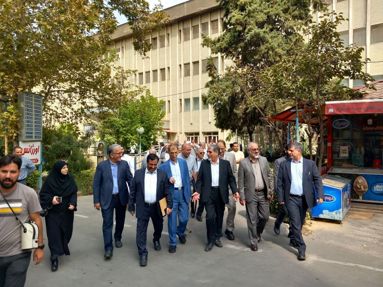 افتتاح کلینیک ویژه بیمارستان مهدیه با حضور مسئولان دانشگاه، دولت و خیرین