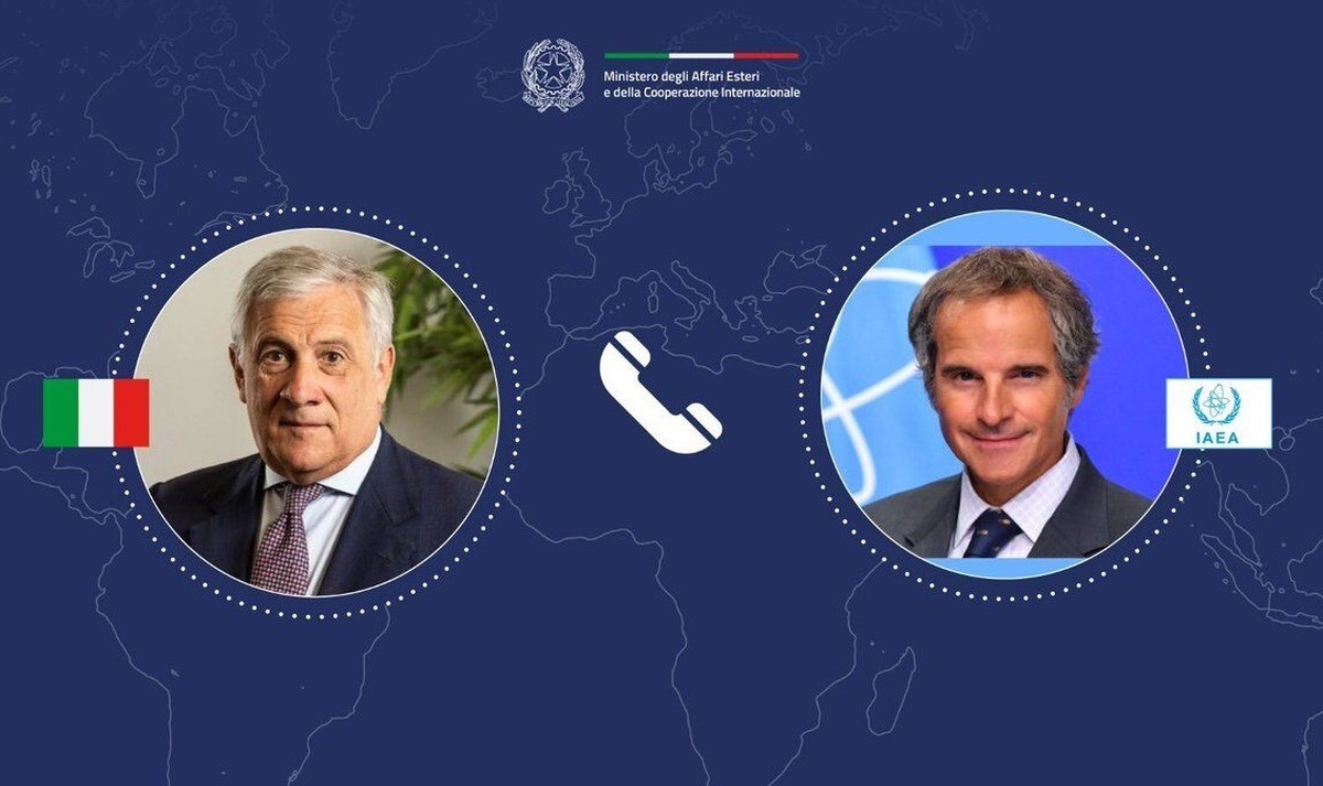 گفت‌وگوی وزیر خارجه ایتالیا با گروسی درباره ایران  تایانی: آماده تسهیل مذاکرات هستیم