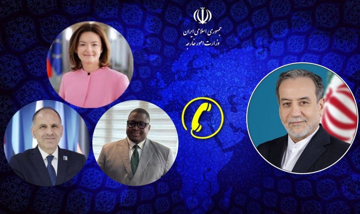رایزنی تلفنی عراقچی با وزرای امور خارجه یونان، اسلوونی و سیرالئون