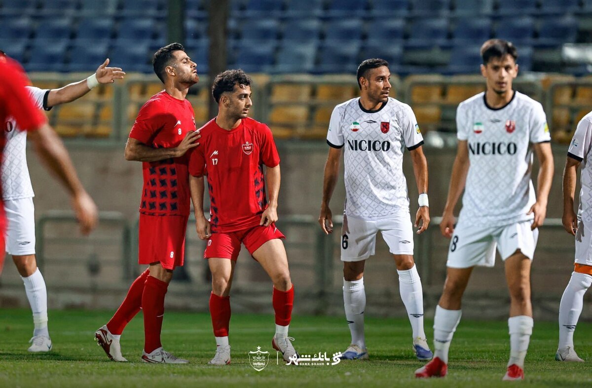 تساوی بدون گل پرسپولیس و مس رفسنجان در دیدار تدارکاتی
