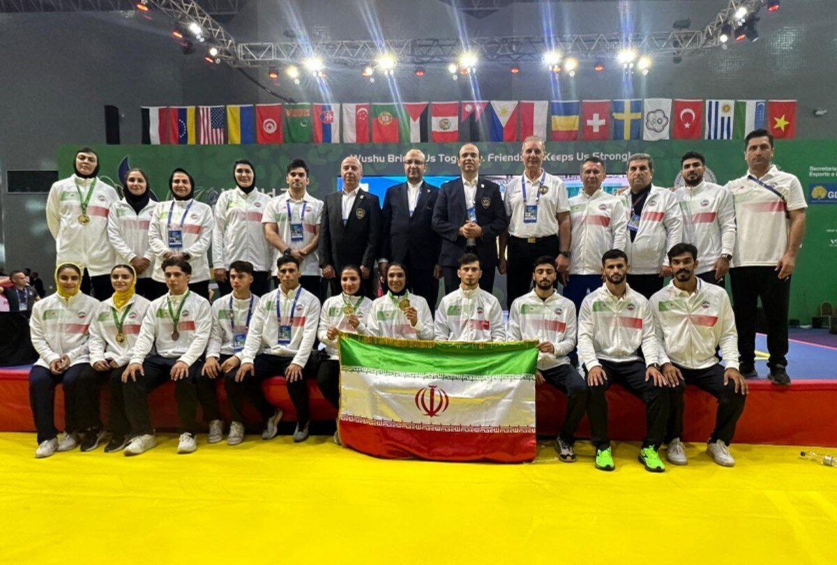 نایبقهرمانی کاروان ووشو ایران در مسابقات قهرمانی جهان کسب ۱۰ مدال رنگارنگ توسط مبارزان پارسی