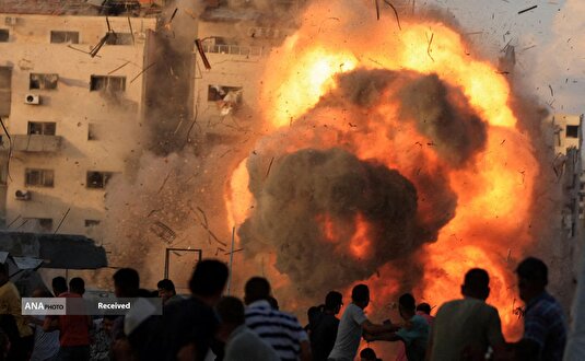 تشدید حملات صهیونیست ها به غزه