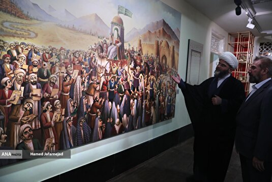 افتتاح نمایشگاه (آیینه‌های نعت)