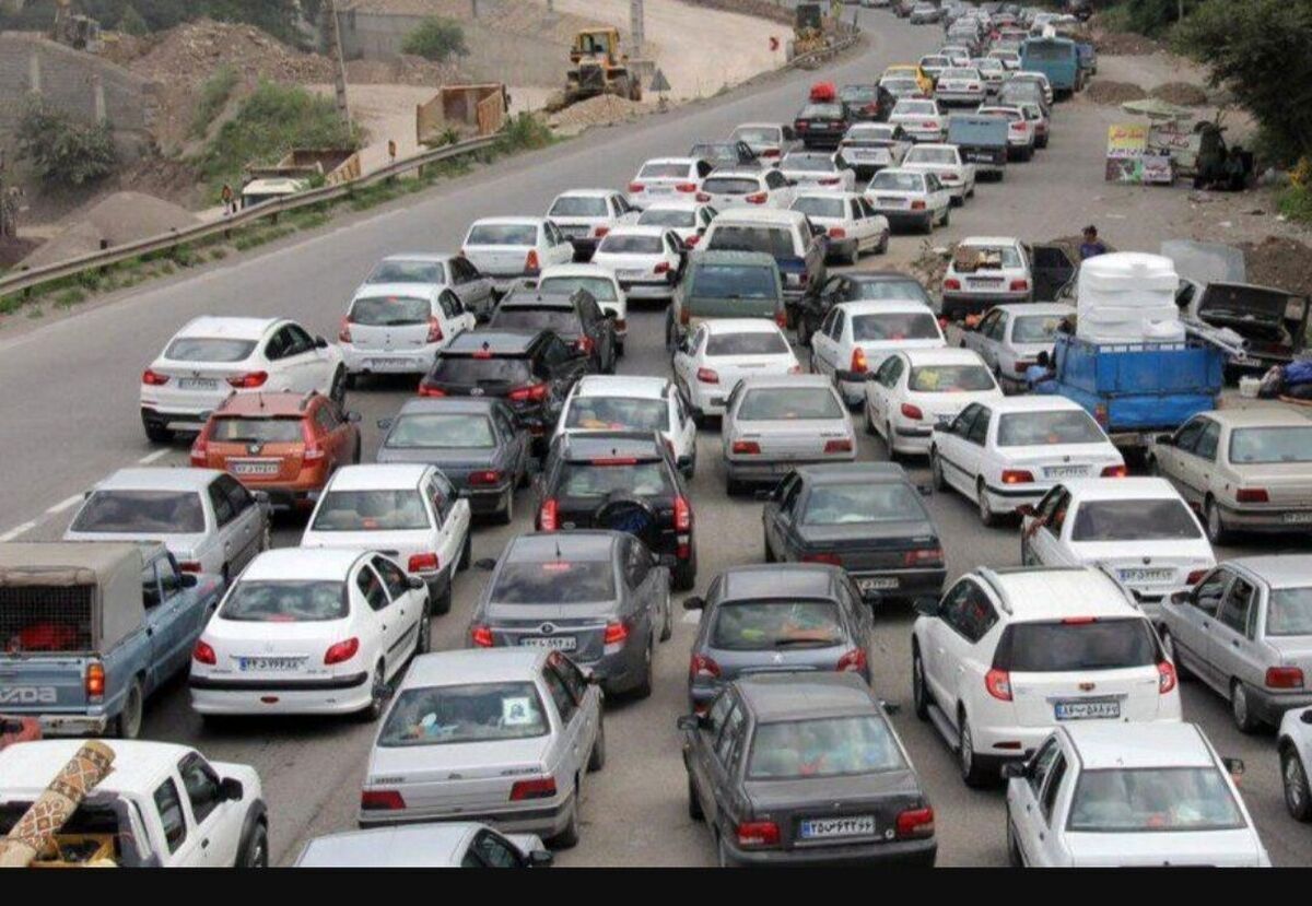 ترافیک سنگین در محورهای شمالی