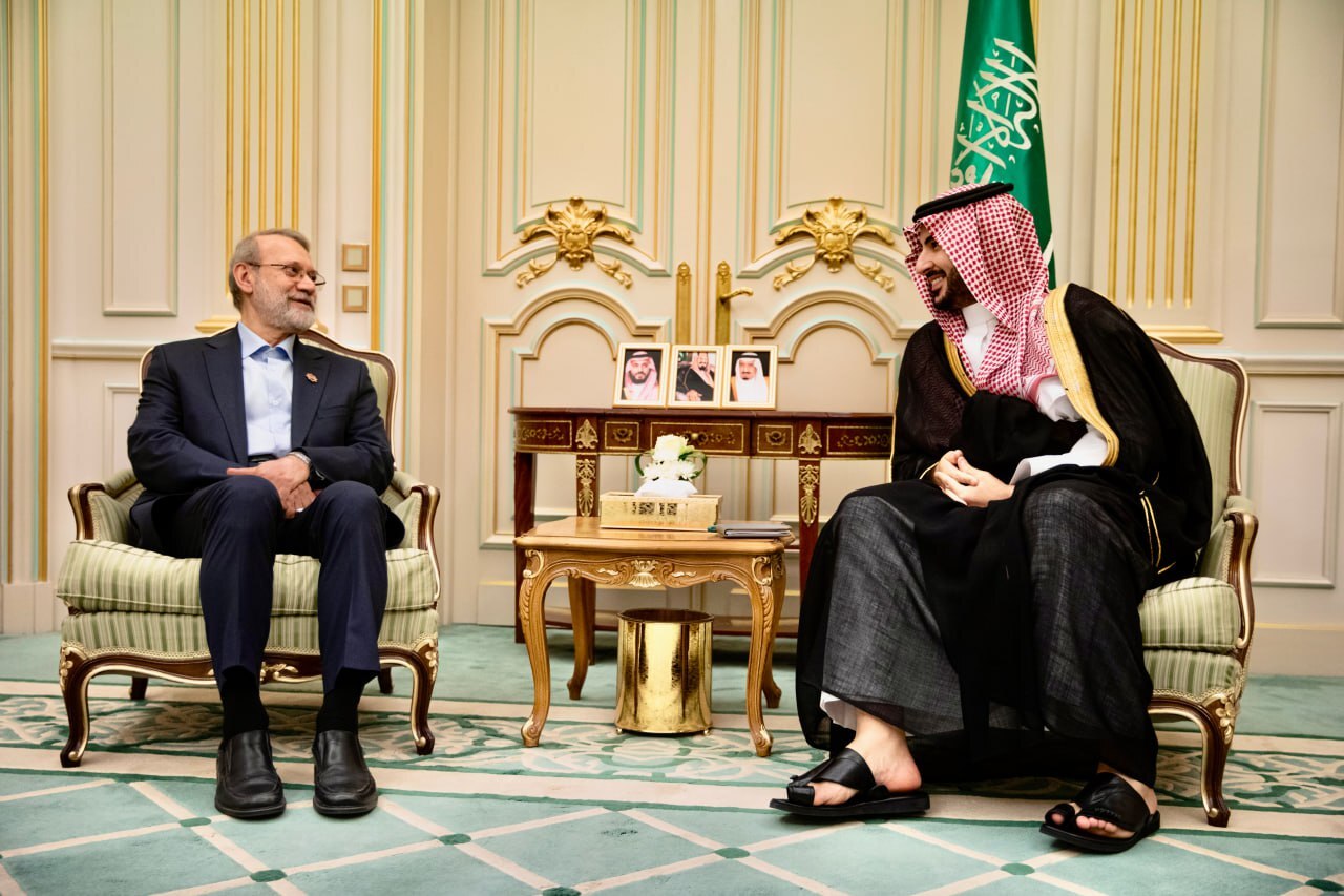 دیدارهای راهبردی علی لاریجانی با ولیعهد و وزیر دفاع عربستان در ریاض دیدارهای راهبردی علی لاریجانی با ولیعهد و وزیر دفاع عربستان در ریاض