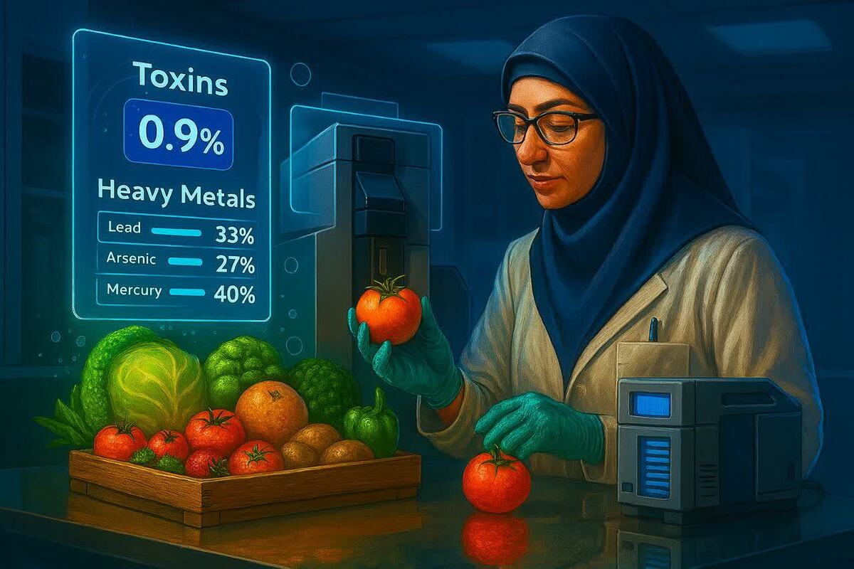 امکان سنجش دقیق میزان سموم و فلزات سنگین در محصولات کشاورزی و مواد غذایی فراهم شد