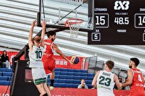 پایان کار ملی‌پوشان بسکتبال سه به سه در روز نخست رقابت‌های جام جهانی