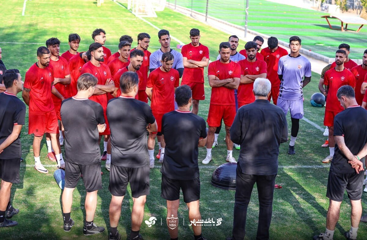 بازگشت عمری به تمرینات پرسپولیس در روز حضور فرکی