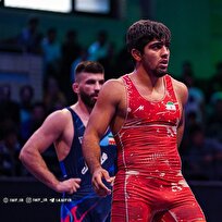 یک حذف و یک فینالیست برای مربی ایذه‌ای/ کشتی‌گیر ایرانی ۸۲ کیلوگرم از دور رقابت‌ها کنار رفت