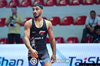 کشتی قهرمانی جهان| باخت به خونریزی و وقفه‌های طولانی؛ دست ابراهیم قانم مقابل سهرابی بالا رفت