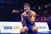 ۵ بخیه بر صورت کشتی‌گیر ایرانی محصول ضربه زنی کشتی‌گیر فرانسوی!