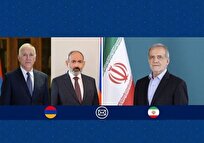 تبریک پزشکیان به رئیس جمهور و نخست وزیر ارمنستان