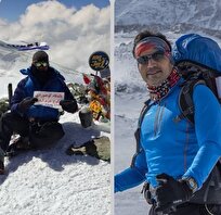 صعود دانشجوی دانشگاه آزاد به قله «لنین» قرقیزستان