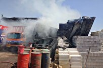 آتش‌سوزی در انبار بزرگراه بابایی هیچ مصدوم یا تلفاتی نداشت