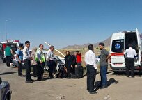 ۴ جان‌باخته و یک مصدوم براثر تصادف در محور ساوه-همدان