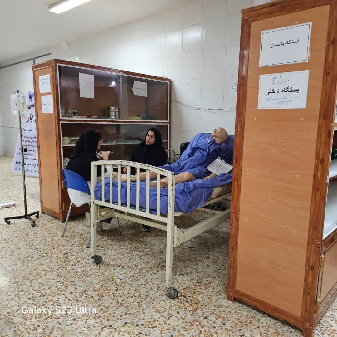 آزمون OSCE؛ محک مهارت بالینی پرستاران آینده/ دانشگاه آزاد کازرون سفیر وفاداری پیوند با ۱۰۰ خانواده شهید آزمون OSCE؛ محک مهارت بالینی پرستاران آینده/ دانشگاه آزاد کازرون سفیر وفاداری پیوند با ۱۰۰ خانواده شهید