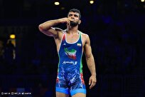 نایب قهرمان کشتی فرنگی جهان از کتف و پای مصدوم خود ام آی آر گرفت