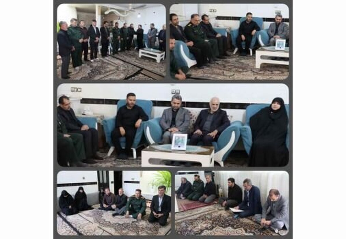 دیدار نمایندگان وزیر آموزش و پرورش با خانواده دانش آموز غرق شده در سد اکباتان همدان