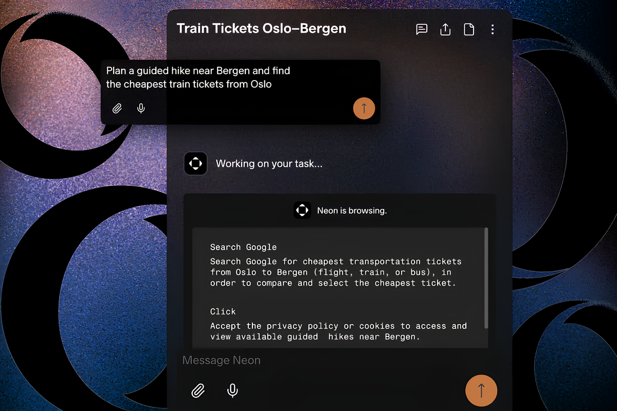 اپرا از مرورگر هوشمند «نئون» رونمایی کرد