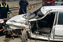 برخورد مرگبار پراید با کارگران در اتوبان زین‌الدین/ دو کشته و شش مصدوم