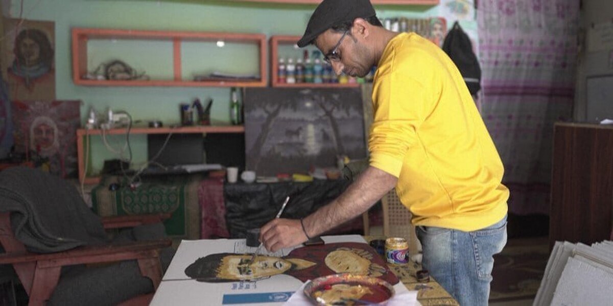 نمایشگاه‌های احمد مهنا در اروپا؛ بازتابی از خلاقیت و امید در بحران غزه