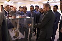 بازدید مدیران حرم مطهر رضوی از کتابخانه و موزه ملی ملک
