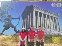 کسب یک مدال طلا، یک نقره و یک برنز کمانداران ایران در مسابقات ارمنستان